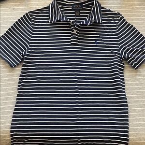 Polo by Ralph Lauren boys size L Blue and White Striped Polo